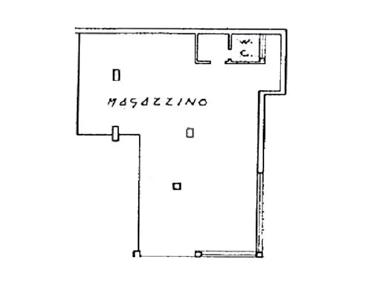 Capannone in Via Lecco, Curno, {3} - Planimetria 1