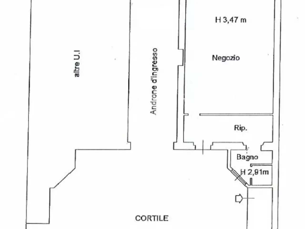 Negozio in Via Salvatore Sassi-Medaglia d' Oro 28, Lecco, {3} - Planimetria 1