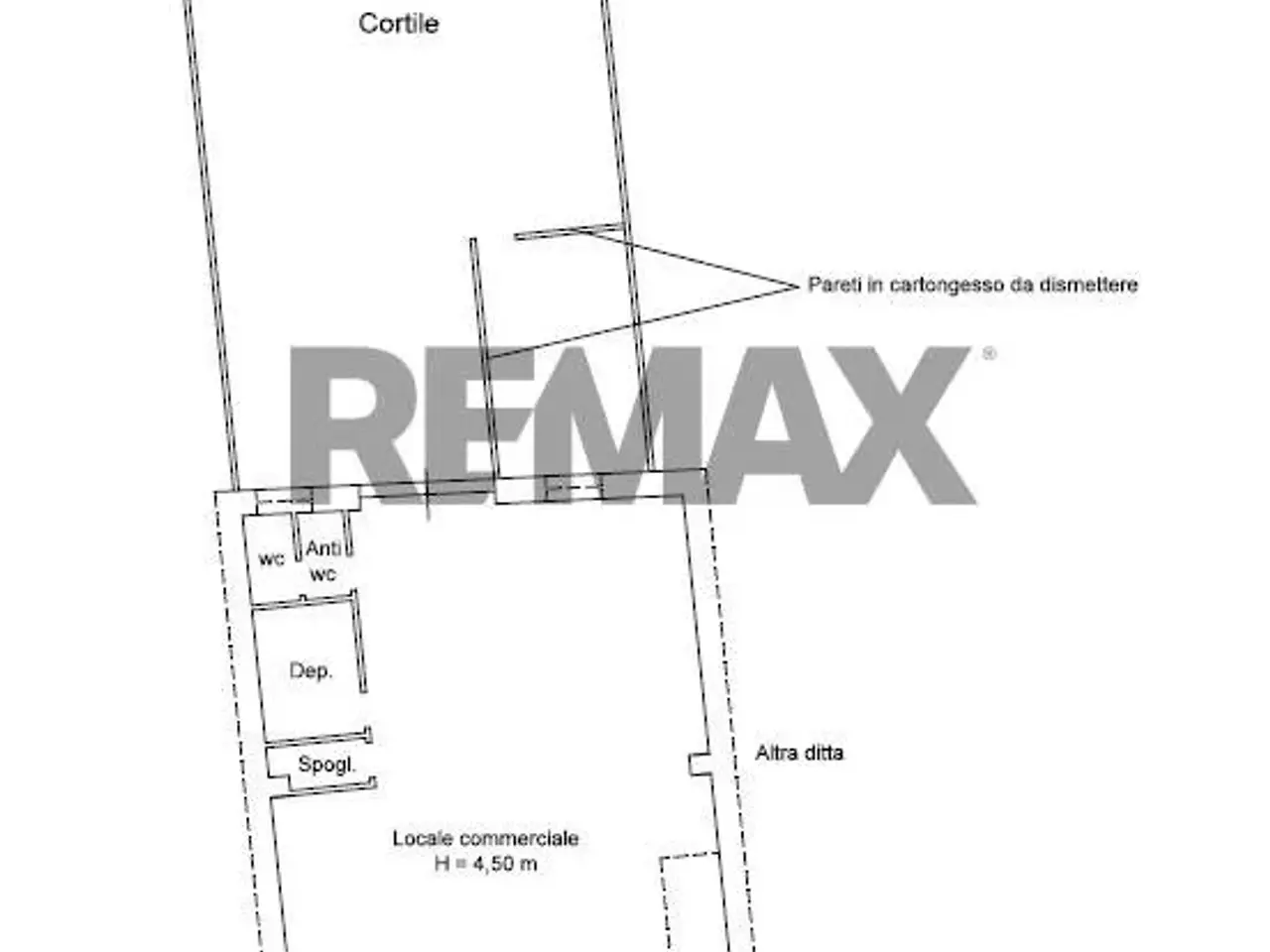Negozio in Via Principe di Piemonte 12, Giarre, {3} - Planimetria 1