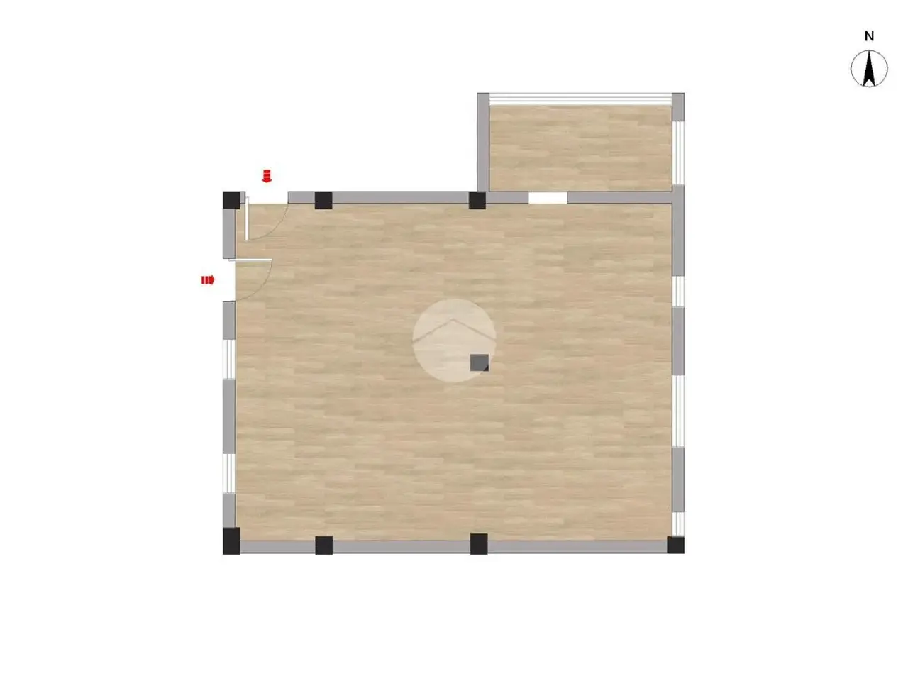 Negozio in Piazza Manzoni 1, Montirone, {3} - Planimetria 1