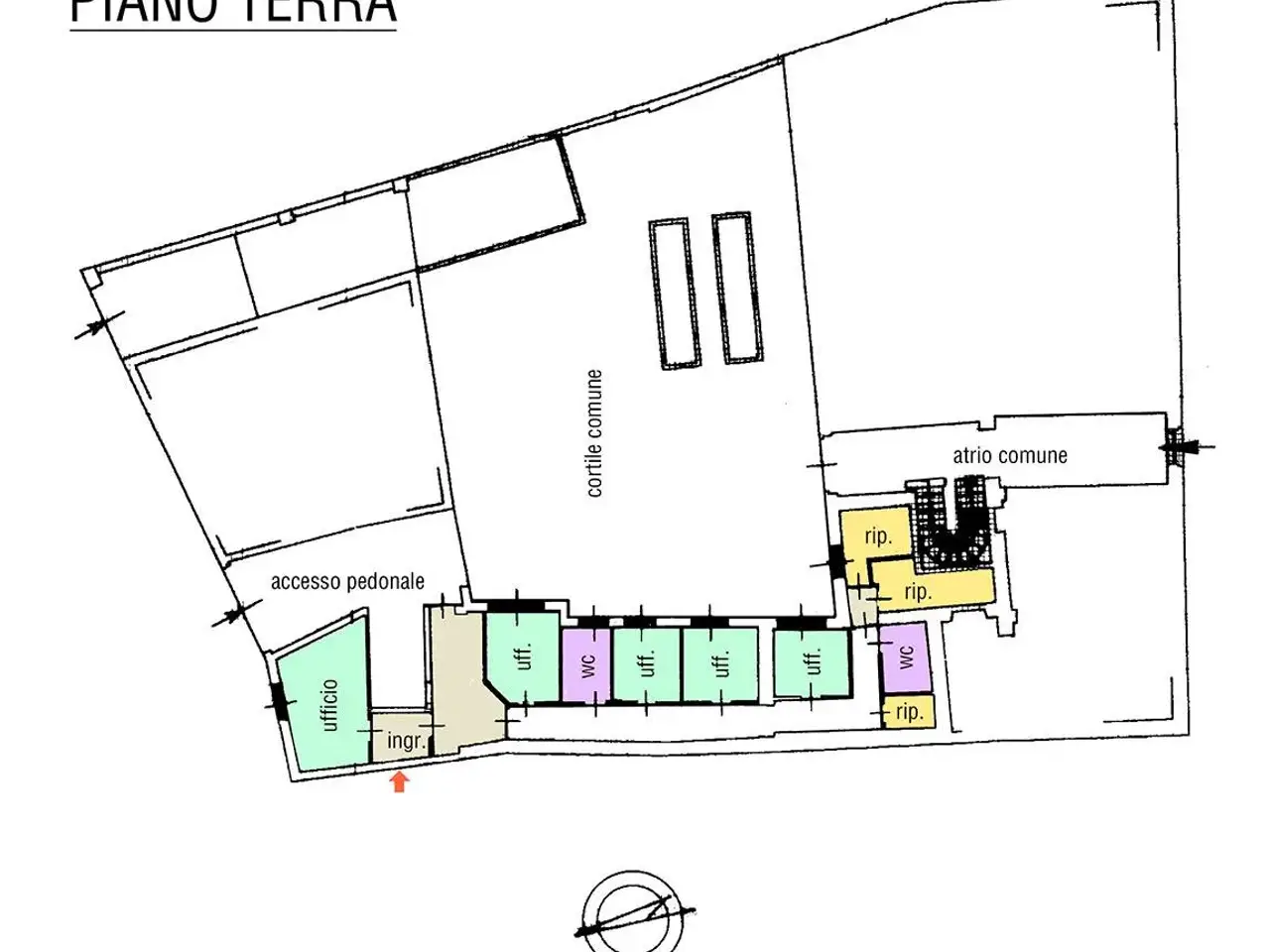 Ufficio in Via Mandelli, Voghera, {3} - Planimetria 1