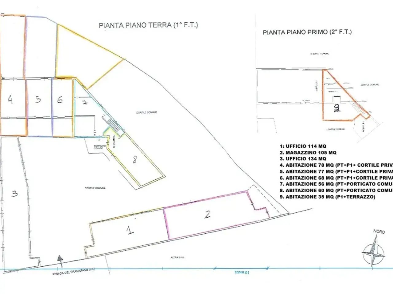 Laboratorio in Strada del Bramafame 26/1, Torino, {3} - Planimetria 1