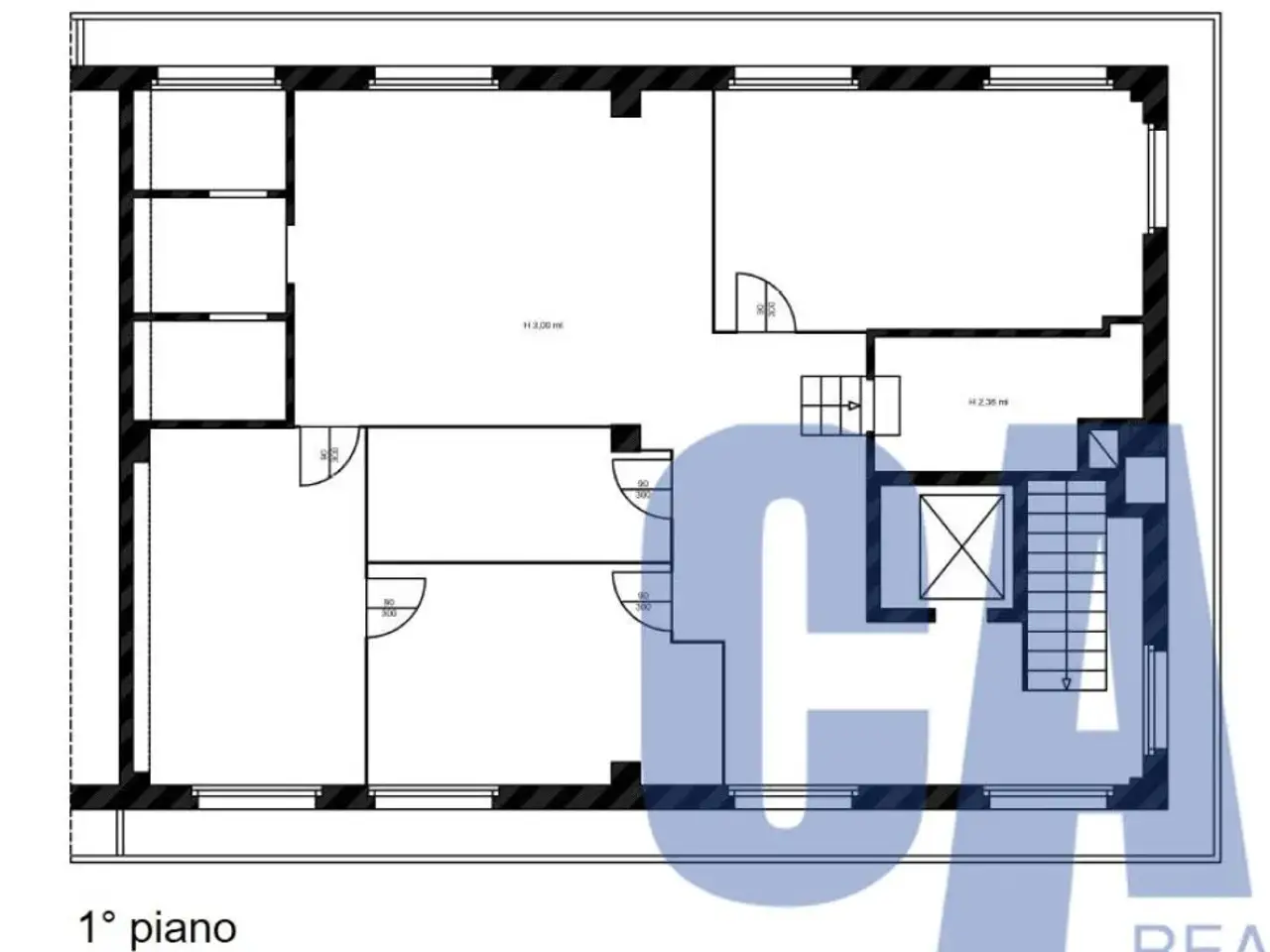 Esercizio commerciale in Via Farini Carlo, Milano, {3} - Planimetria 1