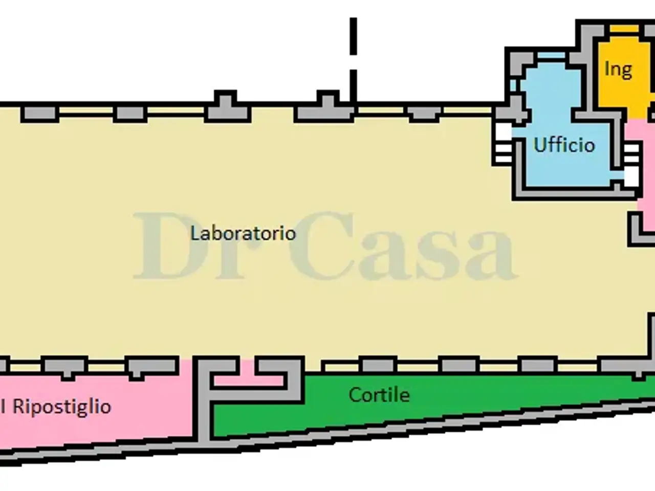 Capannone in Via Pero 9, Cassano Magnago, {3} - Planimetria 1