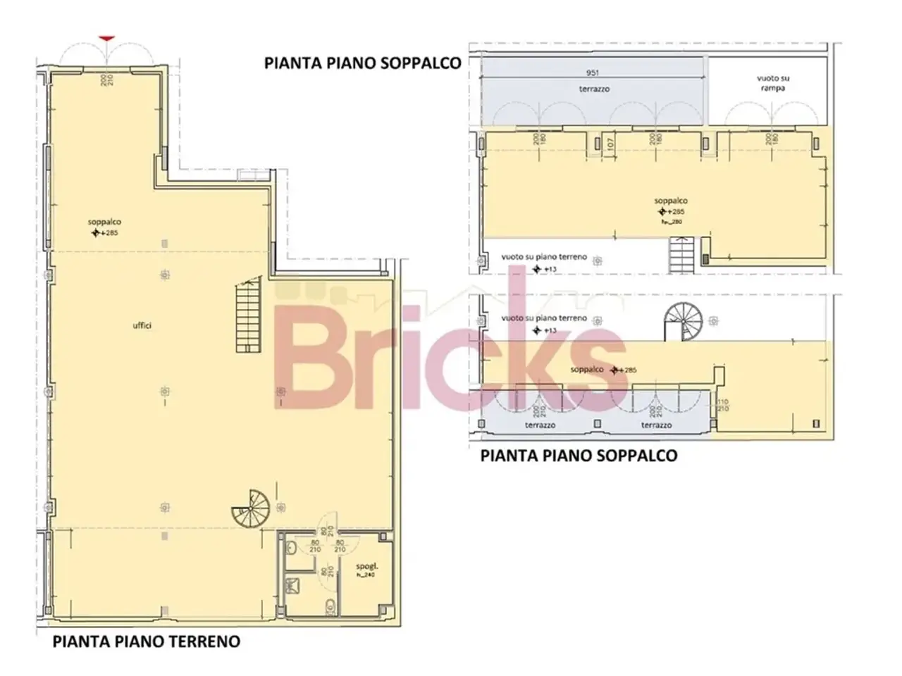 Ufficio in Via Giuseppe Ripamonti 137, Milano, {3} - Planimetria 1