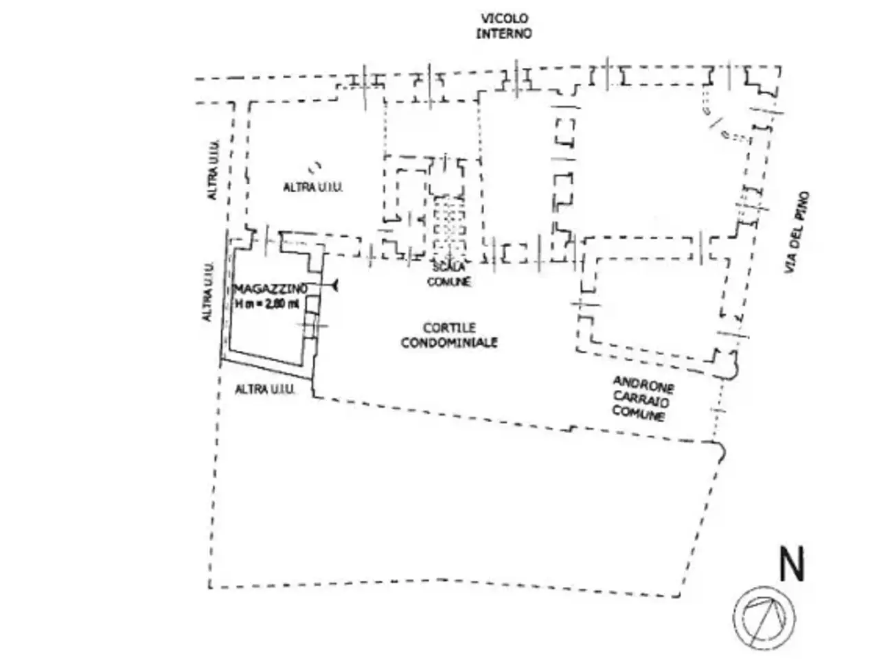 Negozio in Via del Pino 77, Pinerolo, {3} - Planimetria 1