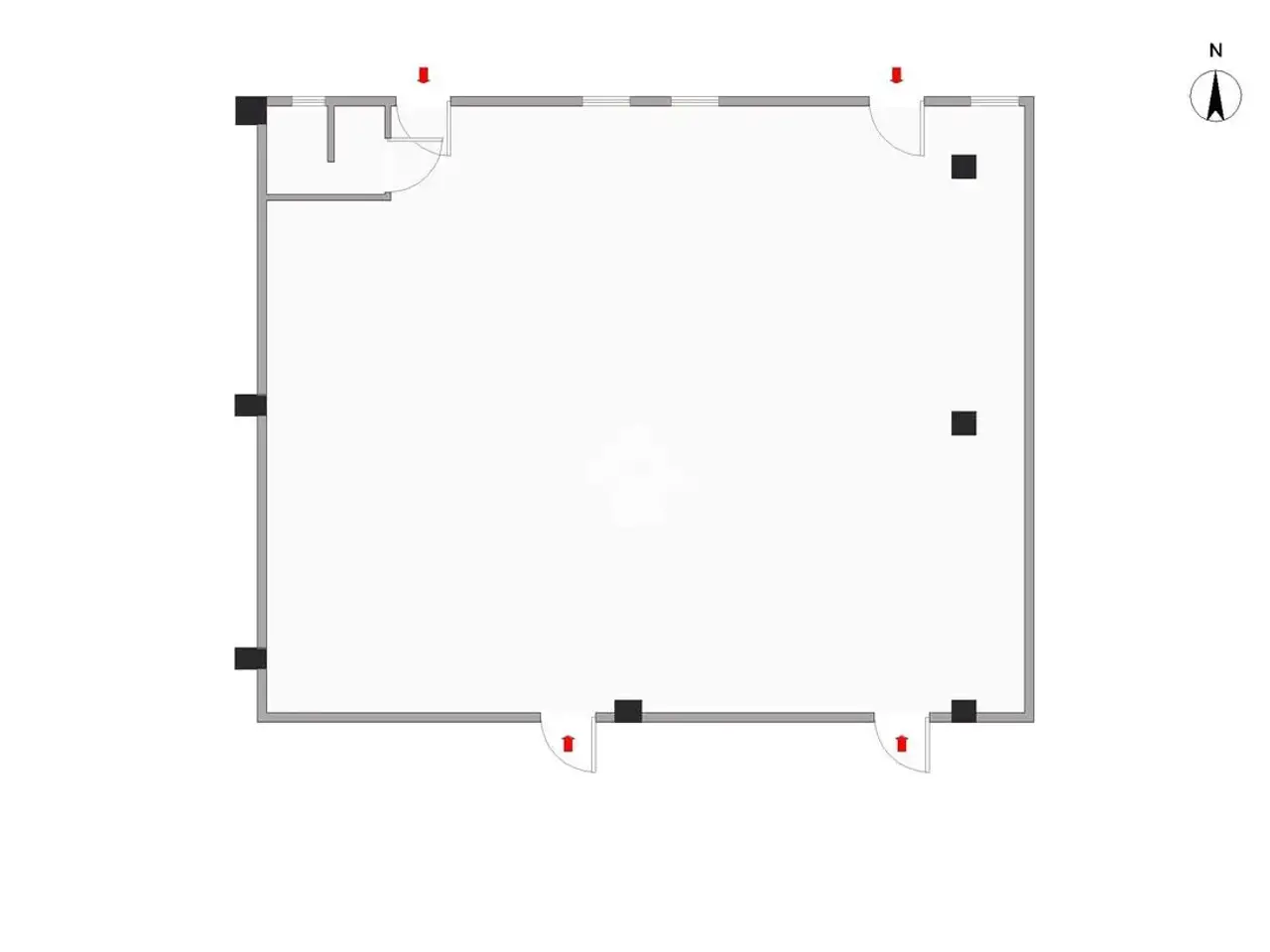 Negozio in Via Roma 46, Bernareggio, {3} - Planimetria 1