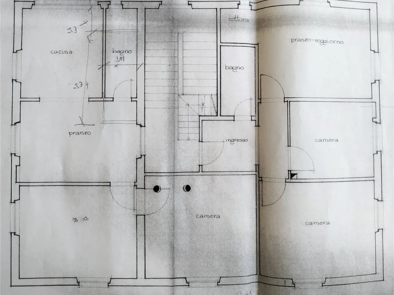 Trilocale in vendita, Via Giovan Battista Queirolo 13, Montecatini-Terme - Planimetria 1