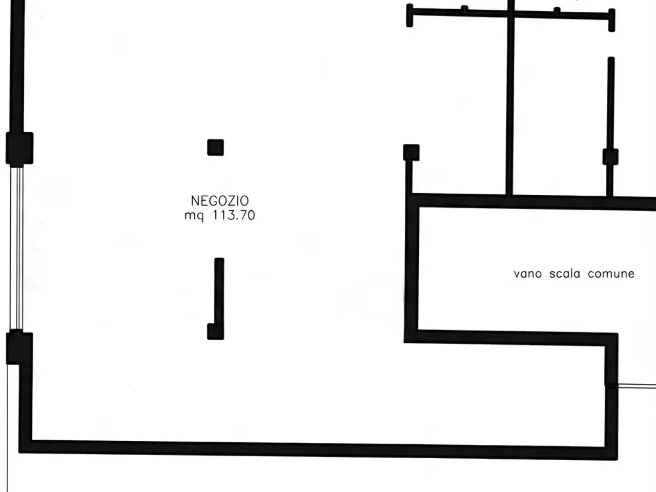 Negozio in Via Postumia Centro, San Biagio Di Callalta, {3} - Planimetria 1