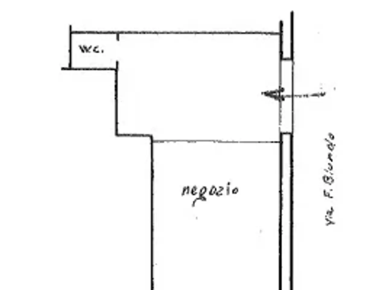 Negozio in Via Giuseppe Orsi, Napoli, {3} - Planimetria 1