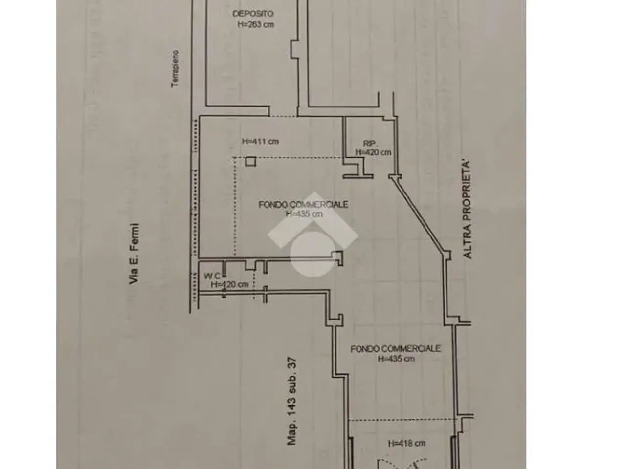 Negozio in Via Termo 202, Vezzano Ligure, {3} - Planimetria 1