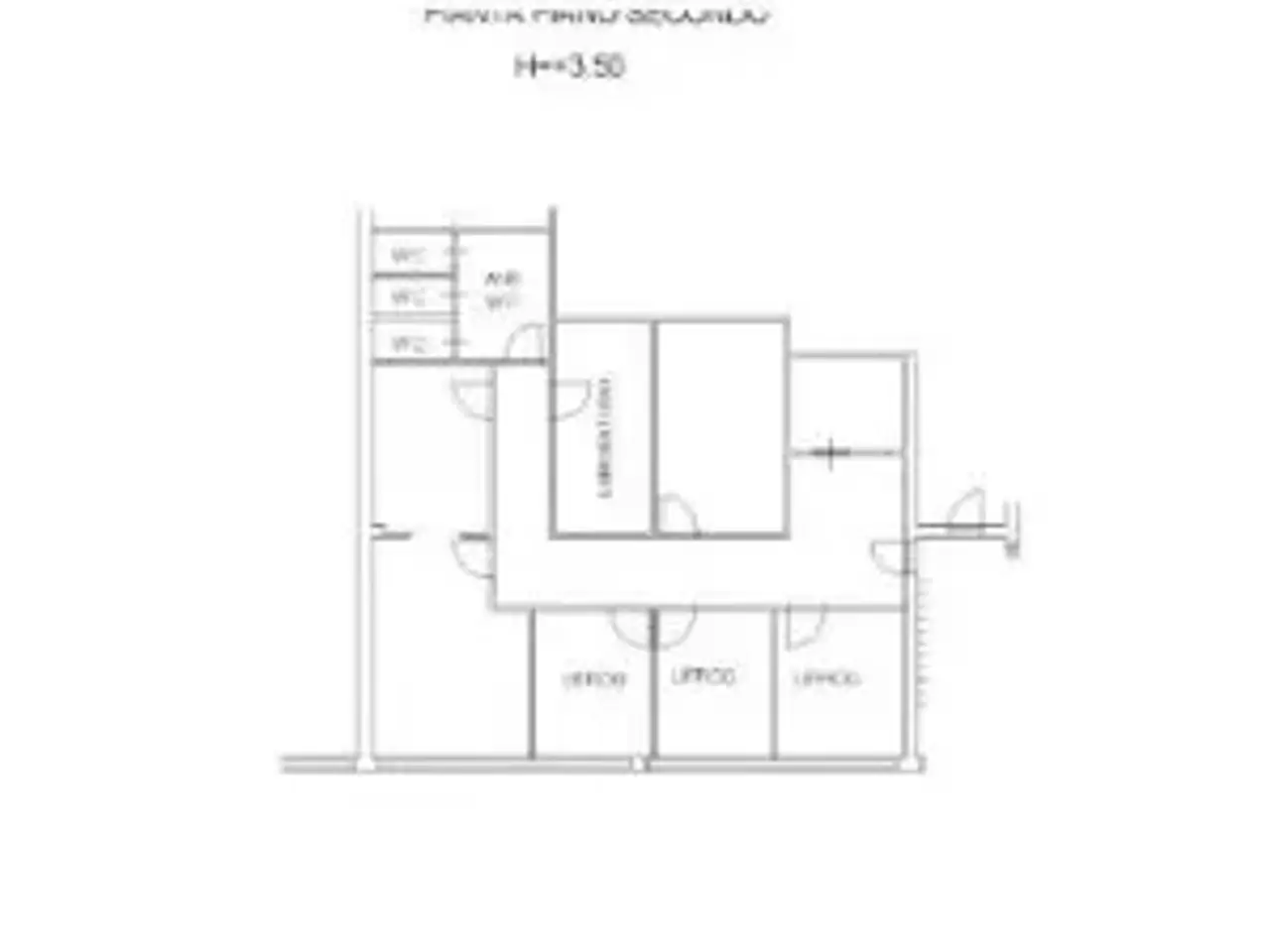 Ufficio in Via Montenero, Guidonia Montecelio, {3} - Planimetria 1