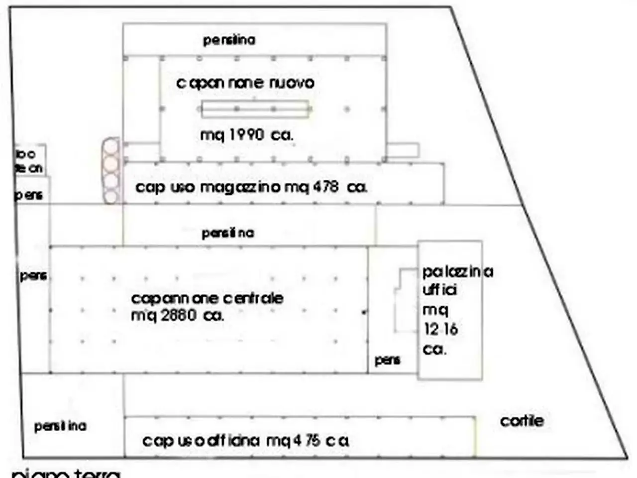 Laboratorio in Via Percali, Settala, {3} - Planimetria 1