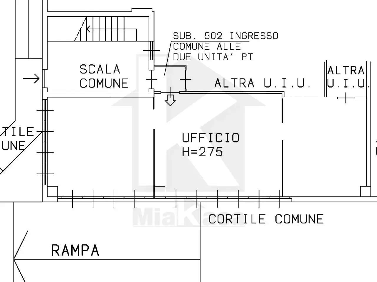 Ufficio in Via Papa Giovanni XXIII 176, Cardano Al Campo, {3} - Planimetria 1