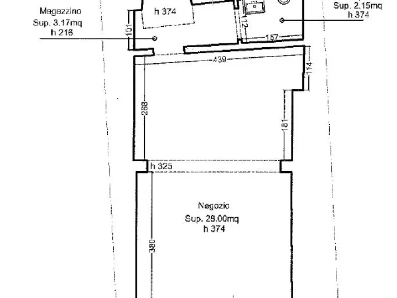 Negozio in Via Reginaldo Giuliani 86, Firenze, {3} - Planimetria 1