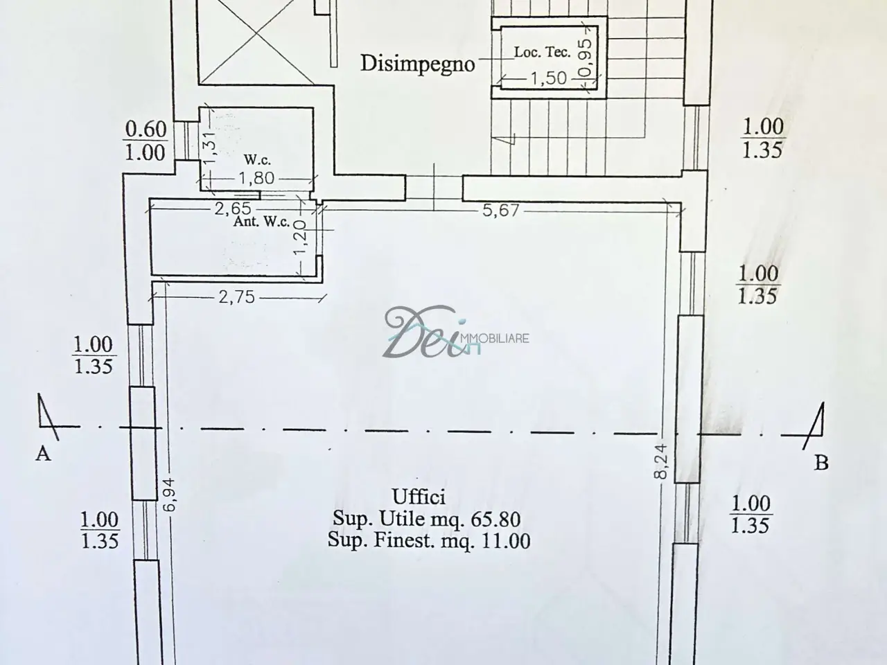 Ufficio in Via Pesciatina  100, Capannori, {3} - Planimetria 1