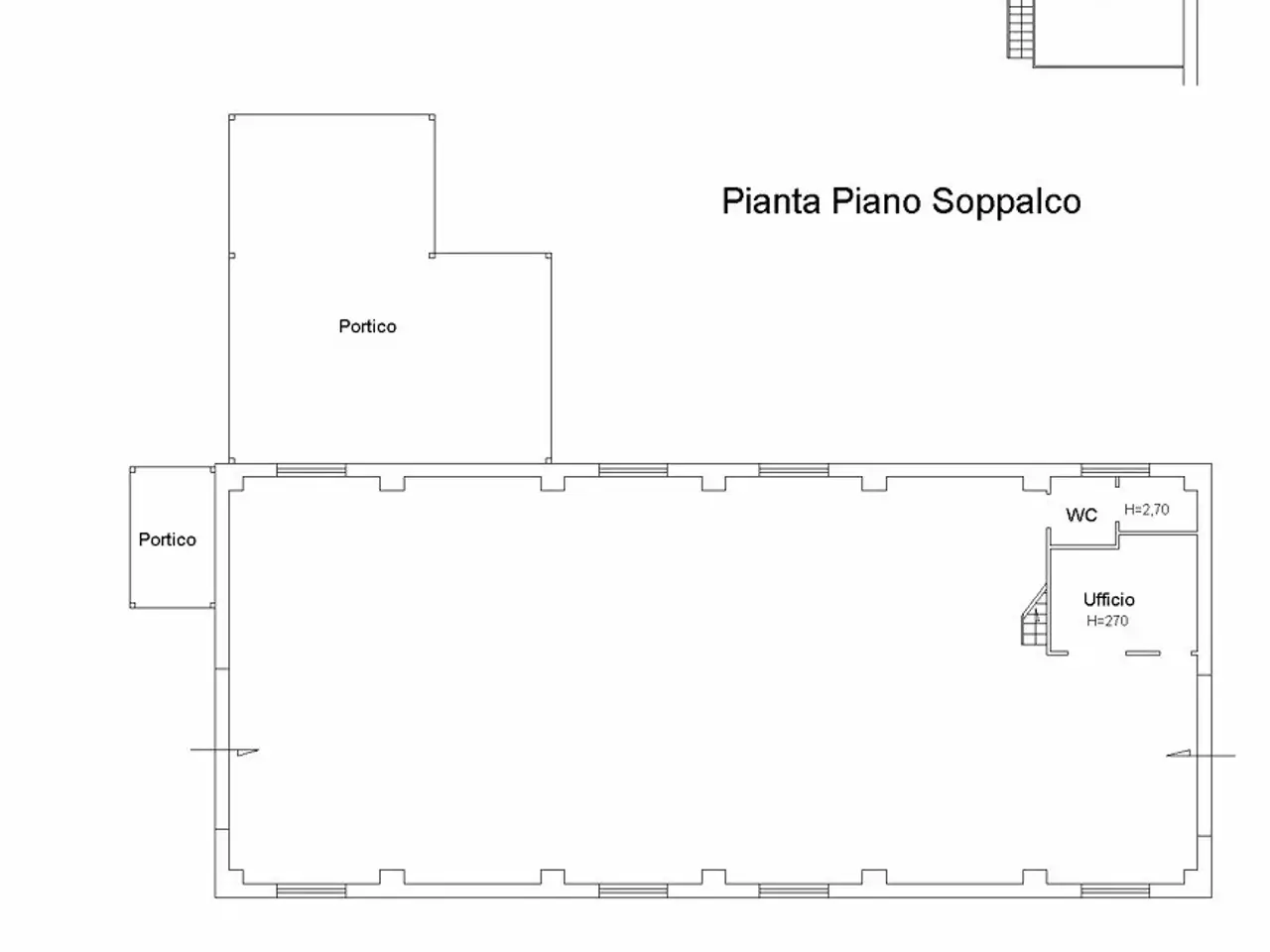 Capannone in , Fiano Romano, {3} - Planimetria 1