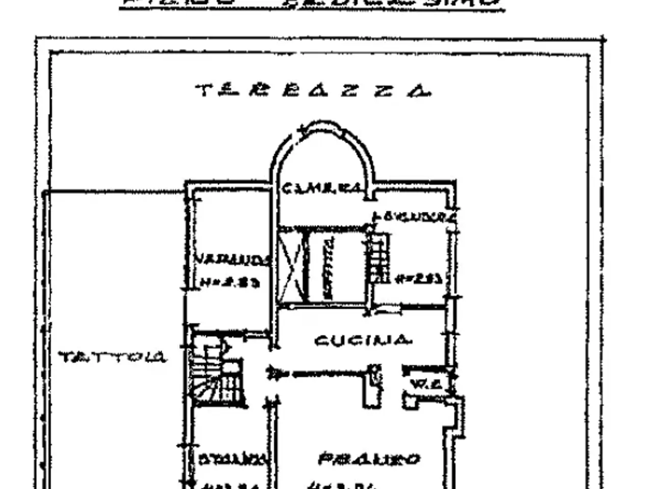 Appartamento in Centro Storico Piazza dell'Insurrezione Rif 1415, Padova - Planimetria 1