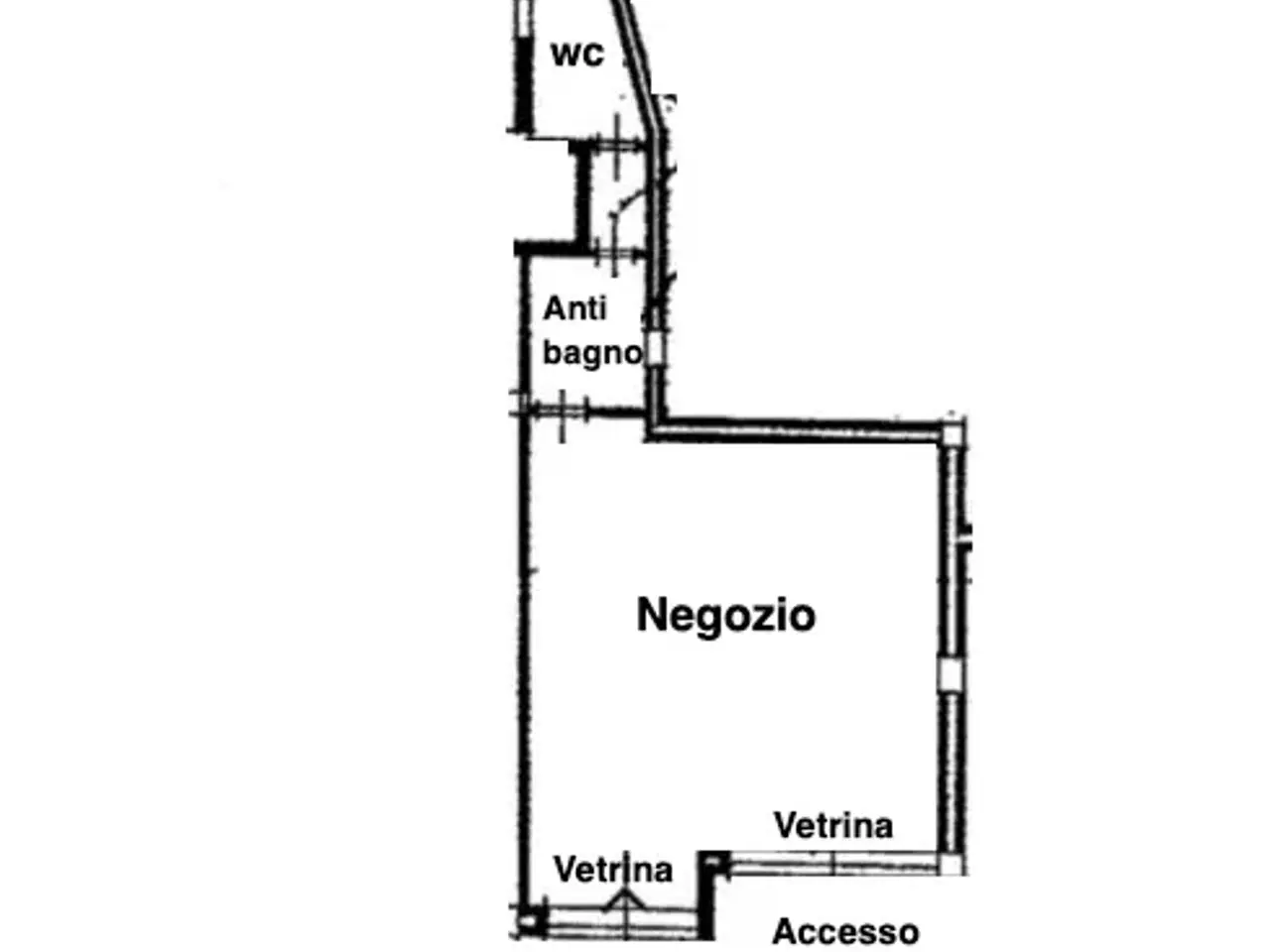 Negozio in Via Antonio Serra, Roma, {3} - Planimetria 1