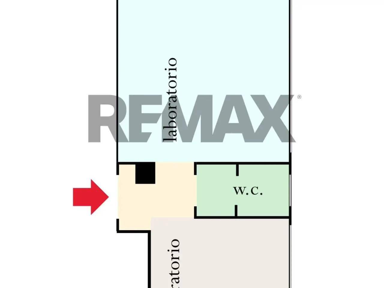 Laboratorio in Via Hermada 19, Milano, {3} - Planimetria 1