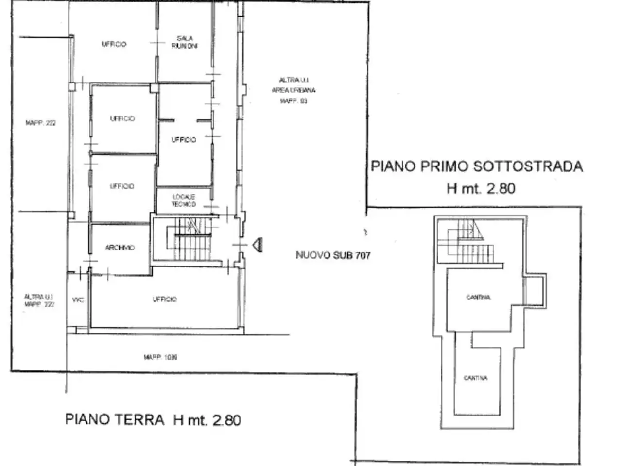 Ufficio in Via Trento E Trieste 96, Biassono, {3} - Planimetria 1