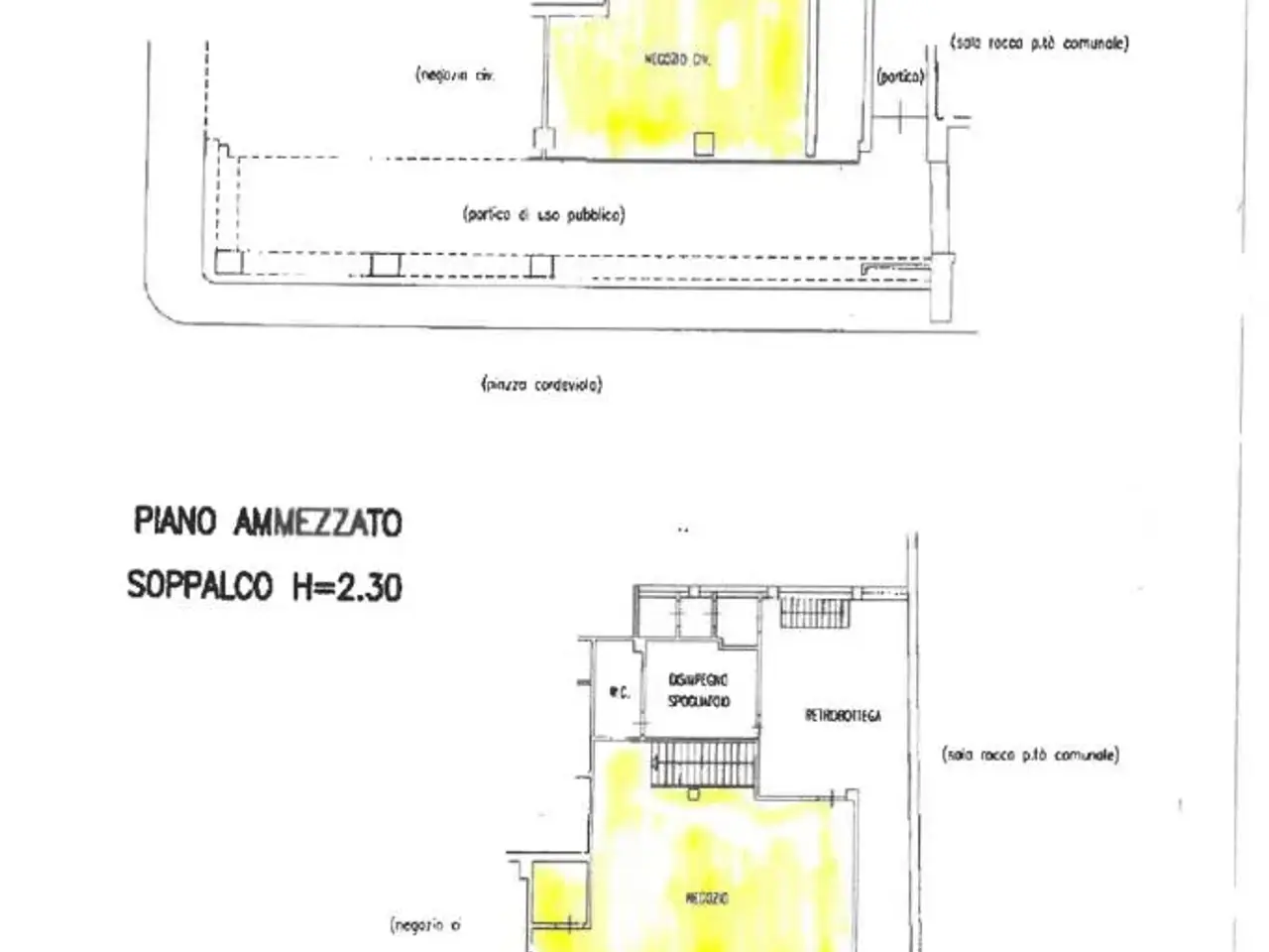 Negozio in Piazza Cordeviola, Lavagna, {3} - Planimetria 1