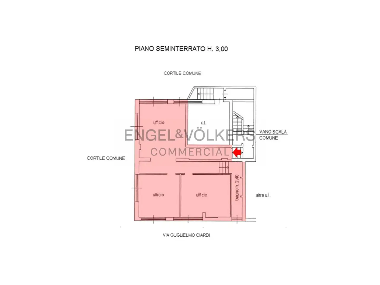 Ufficio in , Milano, {3} - Planimetria 1