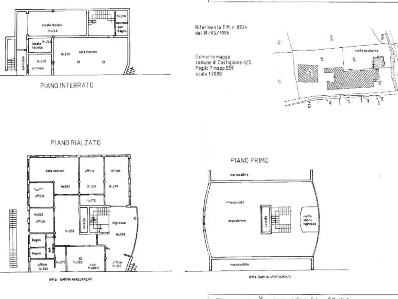 Ufficio in Via Ceratelli 2, Castiglione Delle Stiviere, {3} - Planimetria 1