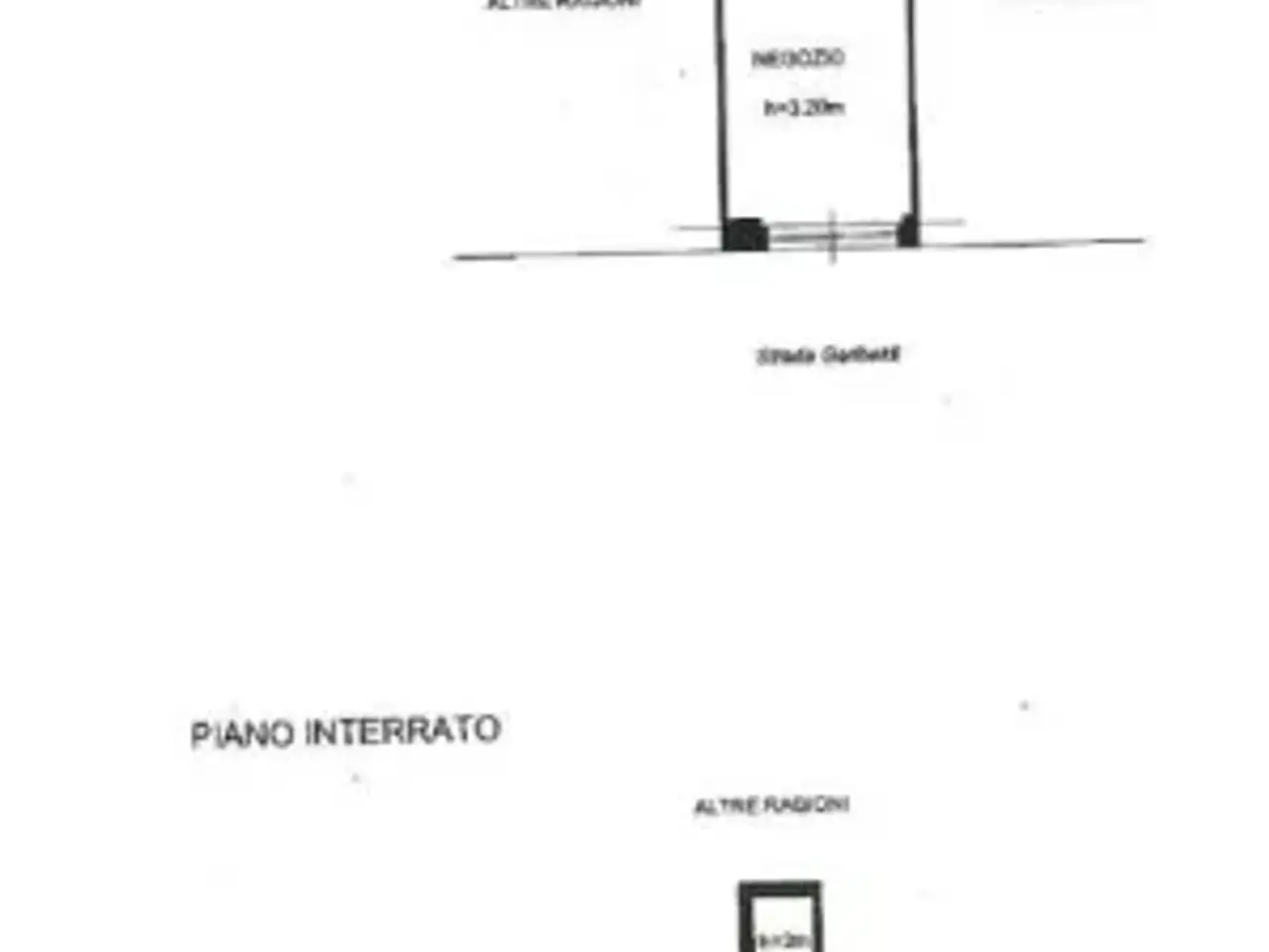 Negozio in Strada Giuseppe Garibaldi 71, Parma, {3} - Planimetria 1