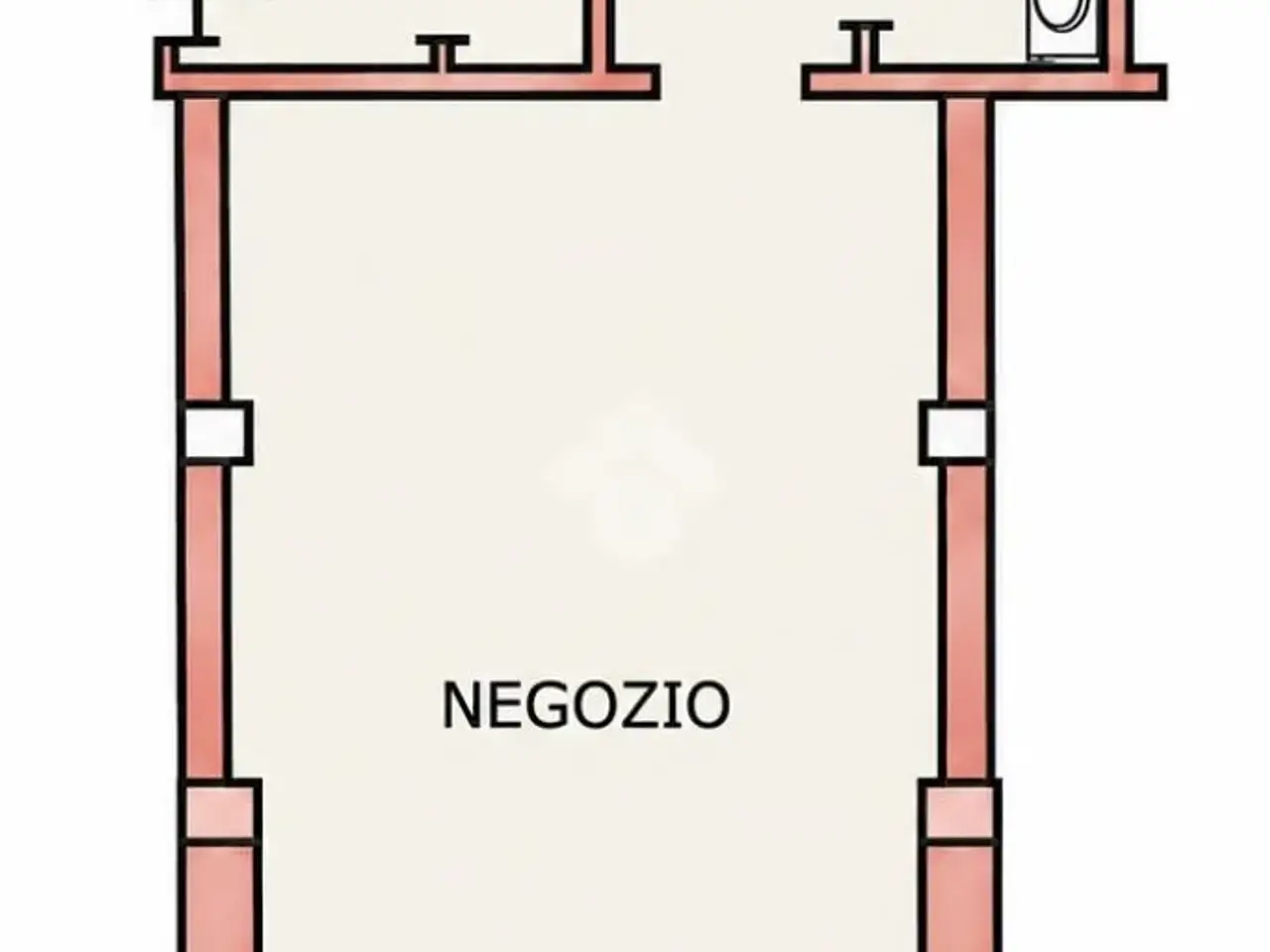 Negozio in Via Adamello, Melzo, {3} - Planimetria 1