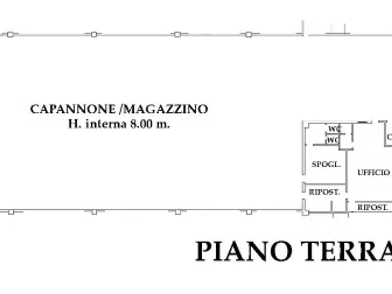 Capannone in Via Pedemontana 24, Castelgomberto, {3} - Planimetria 1