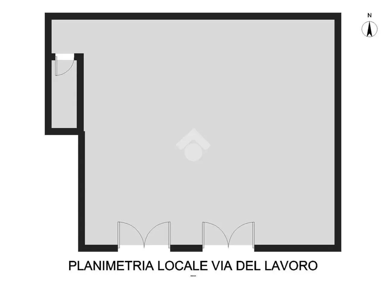 Negozio in Via del Lavoro 11, Brindisi, {3} - Planimetria 1