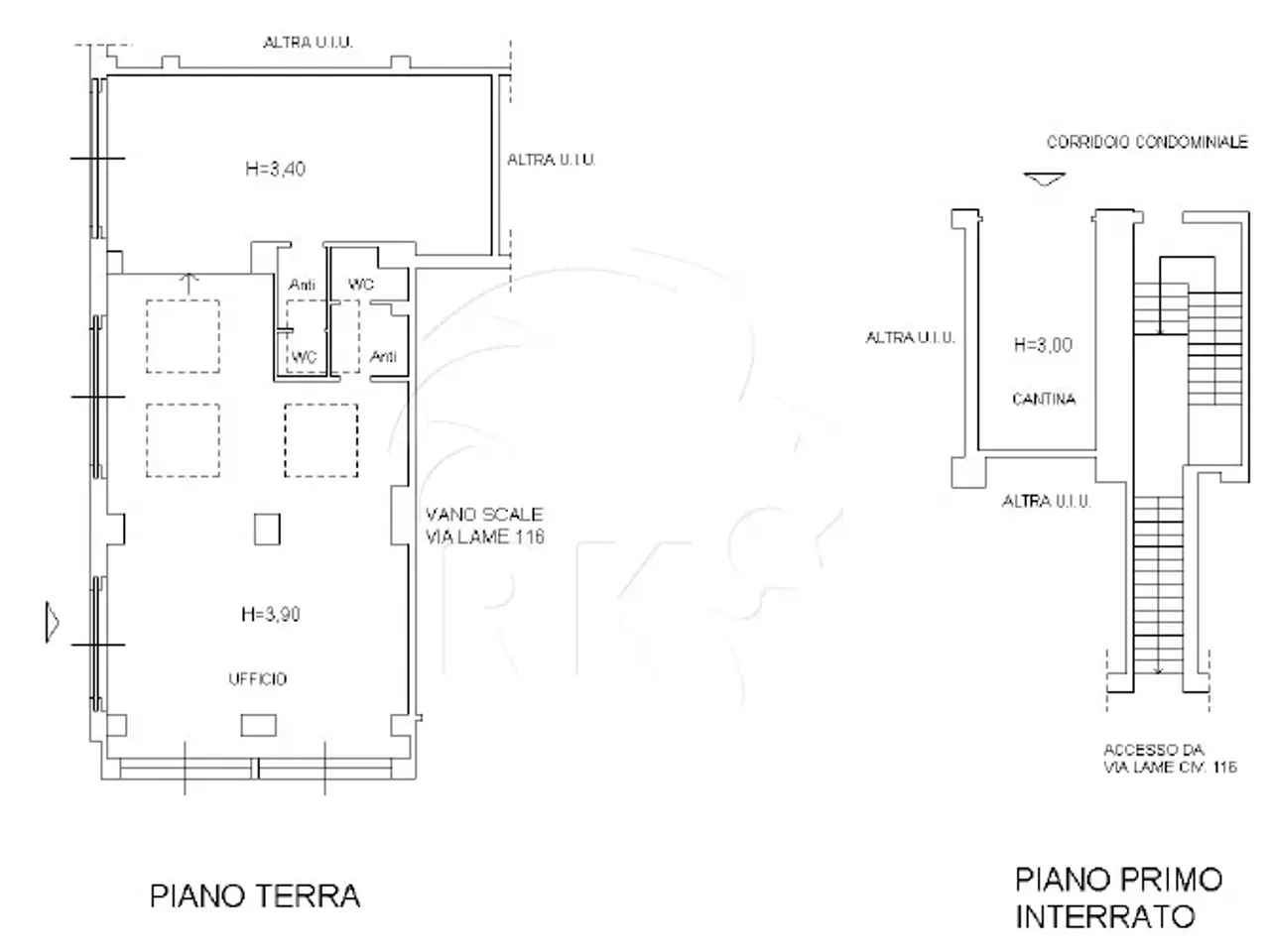 Negozio in Via delle Lame 116, Bologna, {3} - Planimetria 1