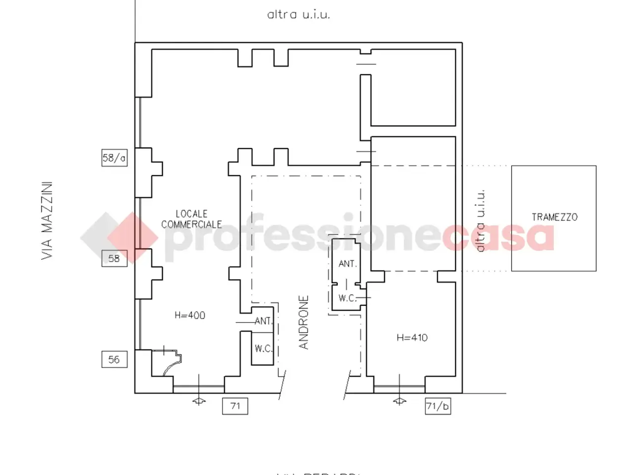 Negozio in Via Berardi 71, Taranto, {3} - Planimetria 1