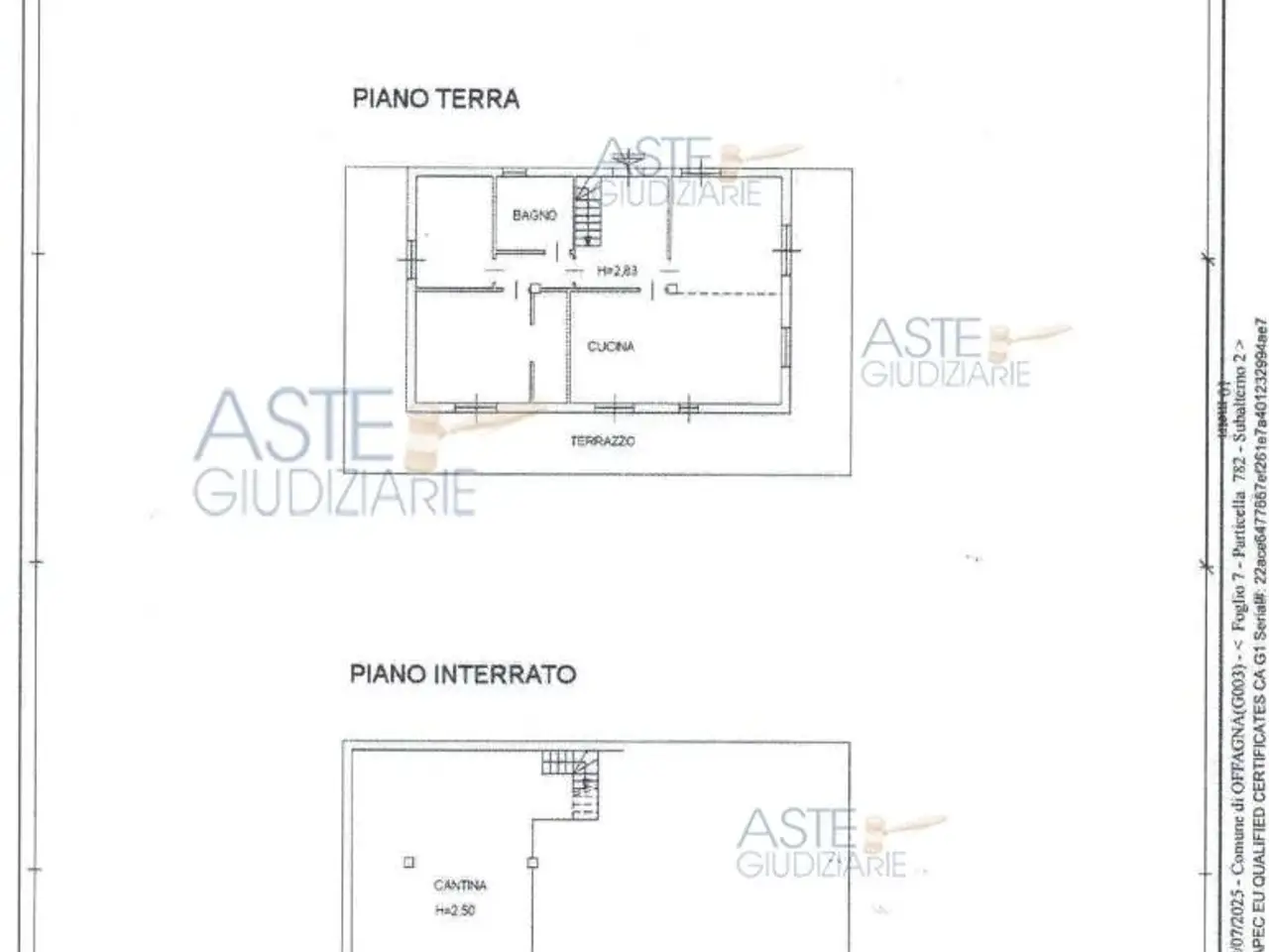 Garage in Via Santo Stefano, 16, 60020 Offagna An, Italia 16, Offagna, {3} - Planimetria 1
