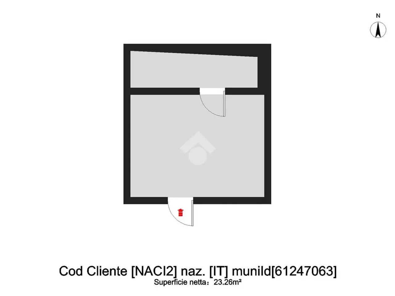Negozio in Via Miliscola 284, Pozzuoli, {3} - Planimetria 1