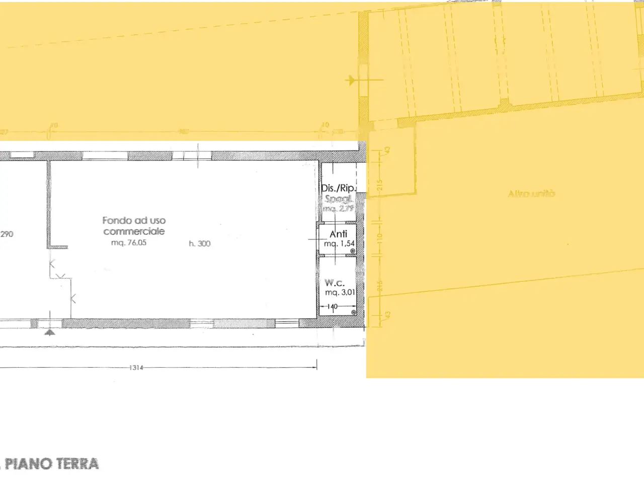 Locale commerciale in , San Miniato, {3} - Planimetria 1
