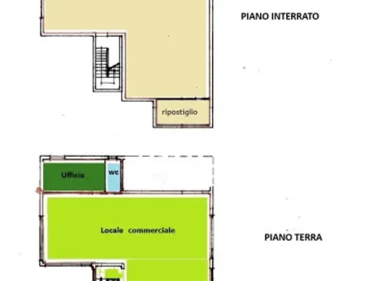 Negozio in Via Saline 4, Citta' Sant'Angelo, {3} - Planimetria 1
