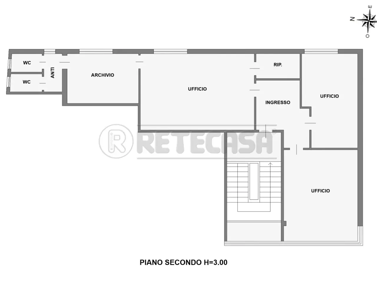 Ufficio in Via dei Colli 33, Padova, {3} - Planimetria 1