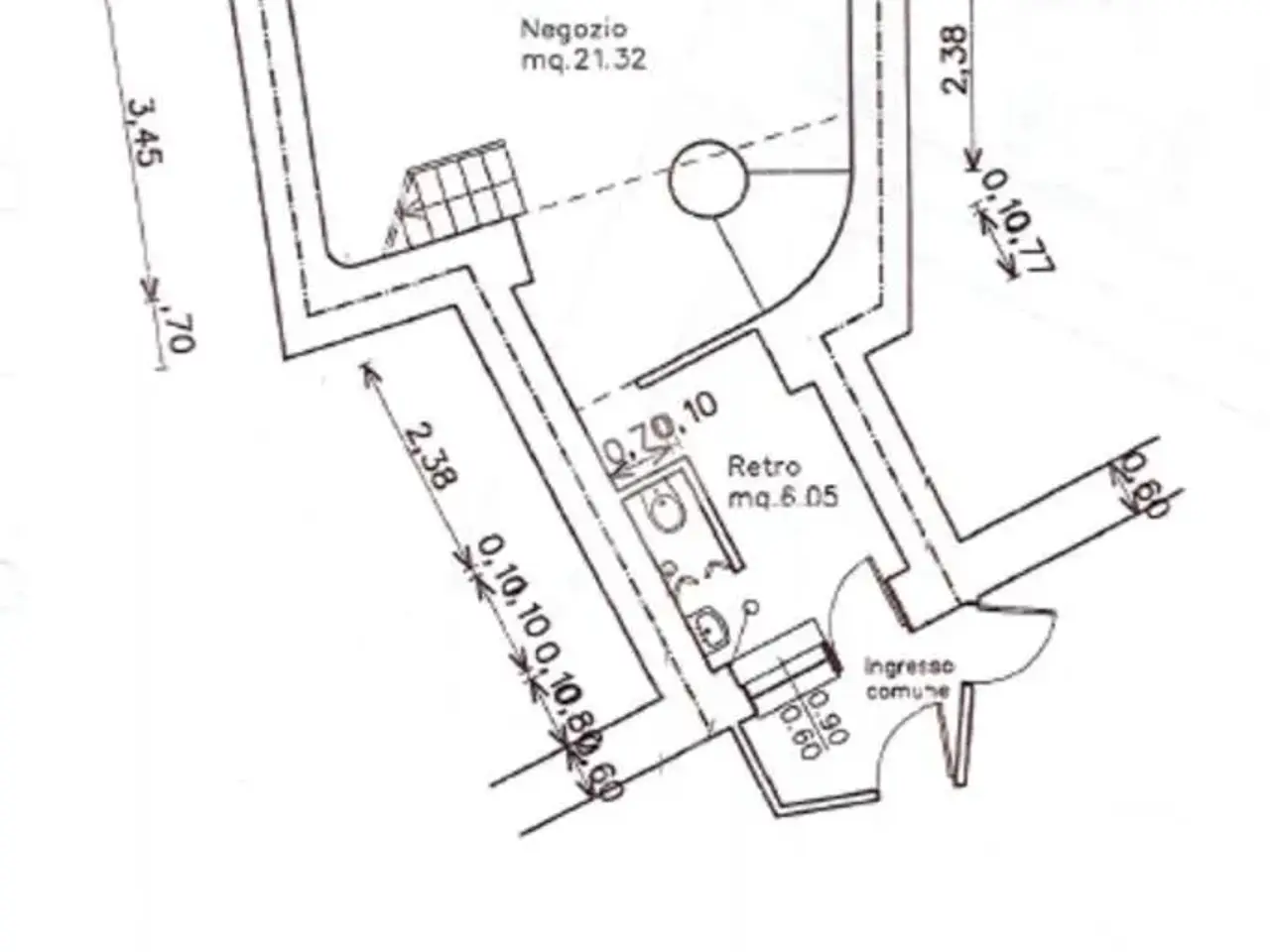 Ufficio in Piazza della Repubblica, Melzo, {3} - Planimetria 1