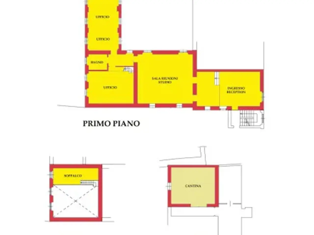 Ufficio in Via Giuseppe Mazzini 16, Mantova, {3} - Planimetria 1