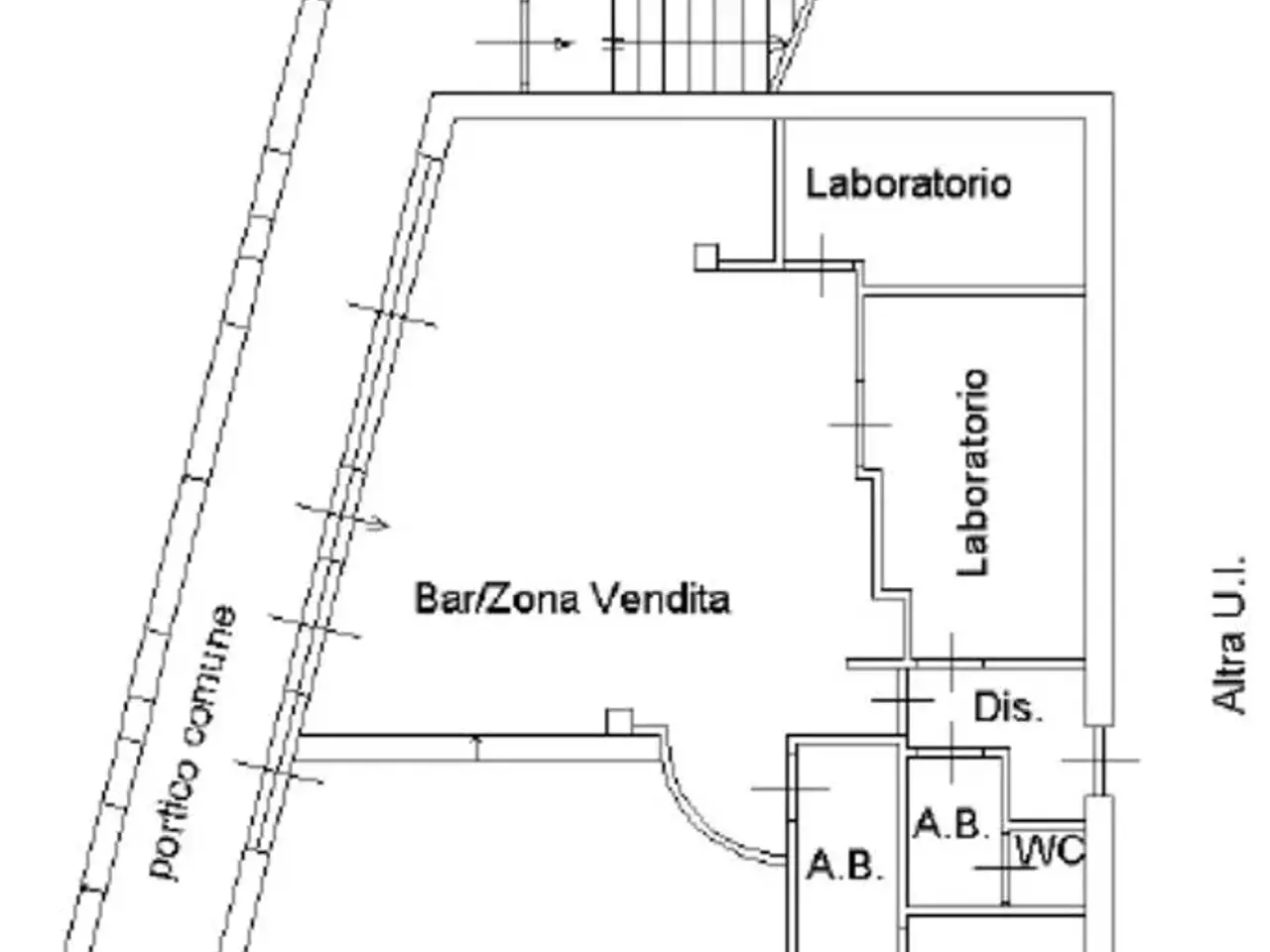 Negozio in Via San Rocco 12, Busnago, {3} - Planimetria 1