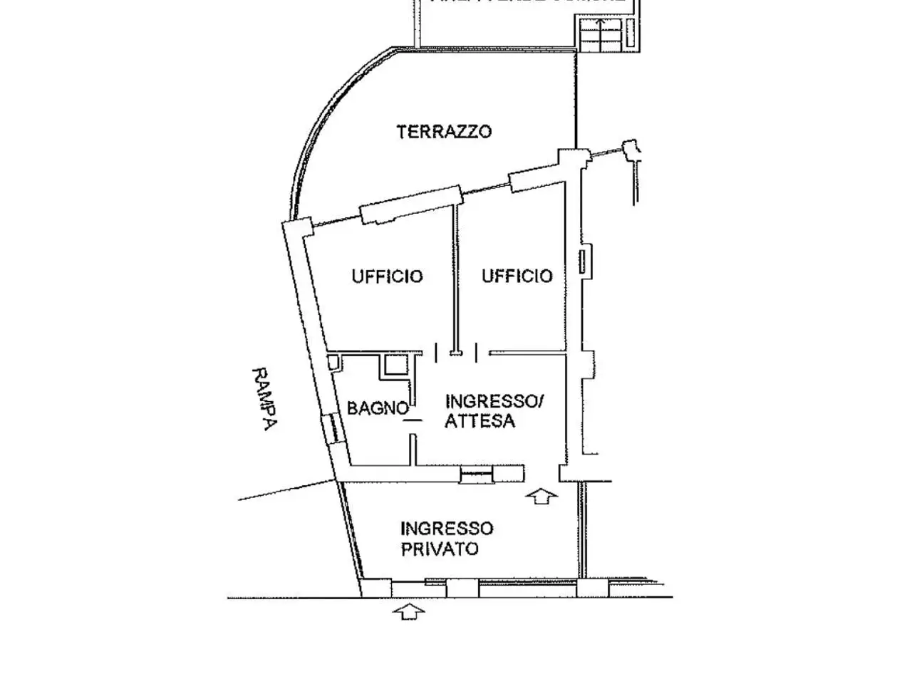 Ufficio in Via Onorato Vigliani 32, Torino, {3} - Planimetria 1