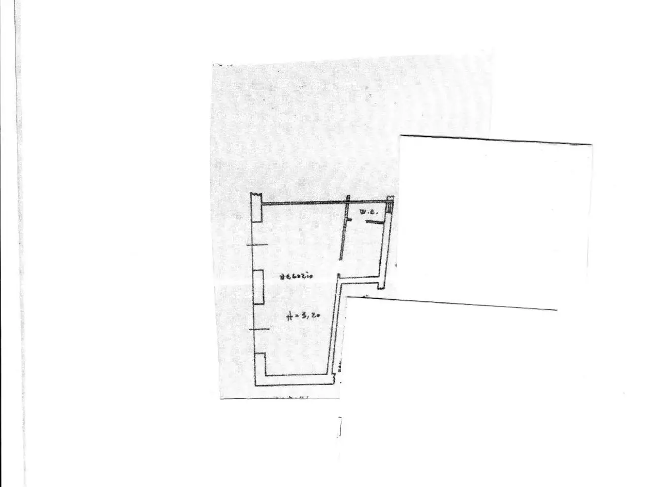 Negozio in Via Domiziana , Mondragone, {3} - Planimetria 1