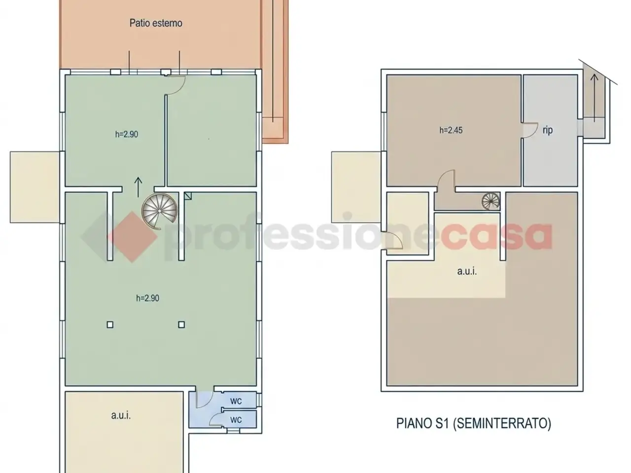 Negozio in Via Gorizia  00, Osio Sotto, {3} - Planimetria 1
