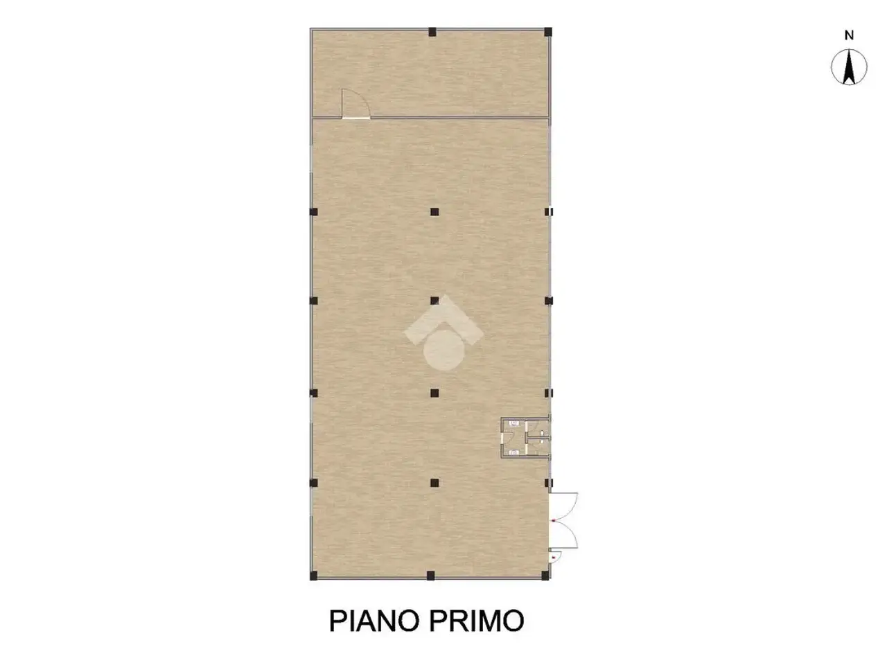 Capannone in Via Enrico Mattei 13, Bassano Bresciano, {3} - Planimetria 1