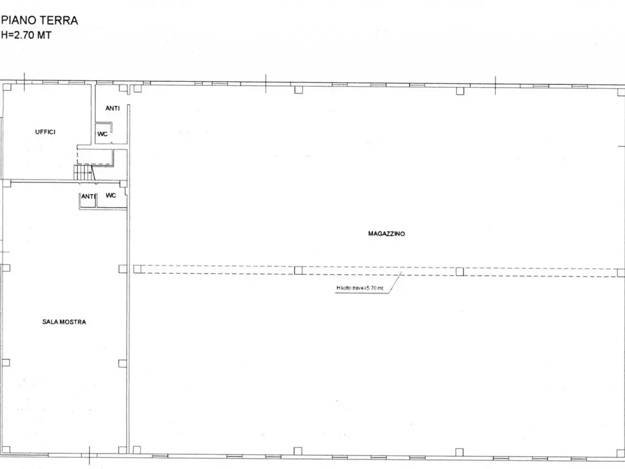 Capannone in Via Imperiale, Mirandola, {3} - Planimetria 1