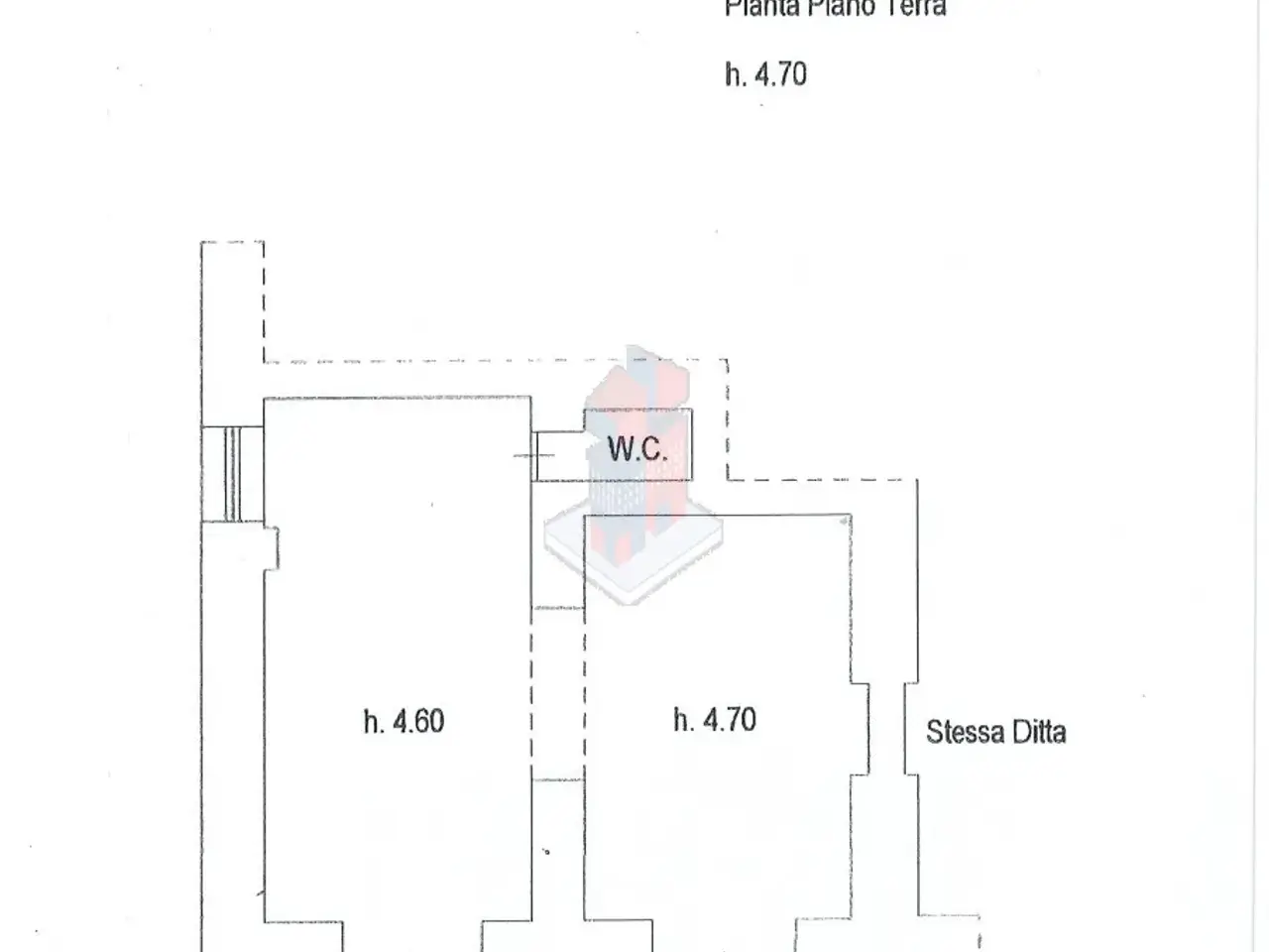 Negozio in Piazza Bovio, Napoli, {3} - Planimetria 1