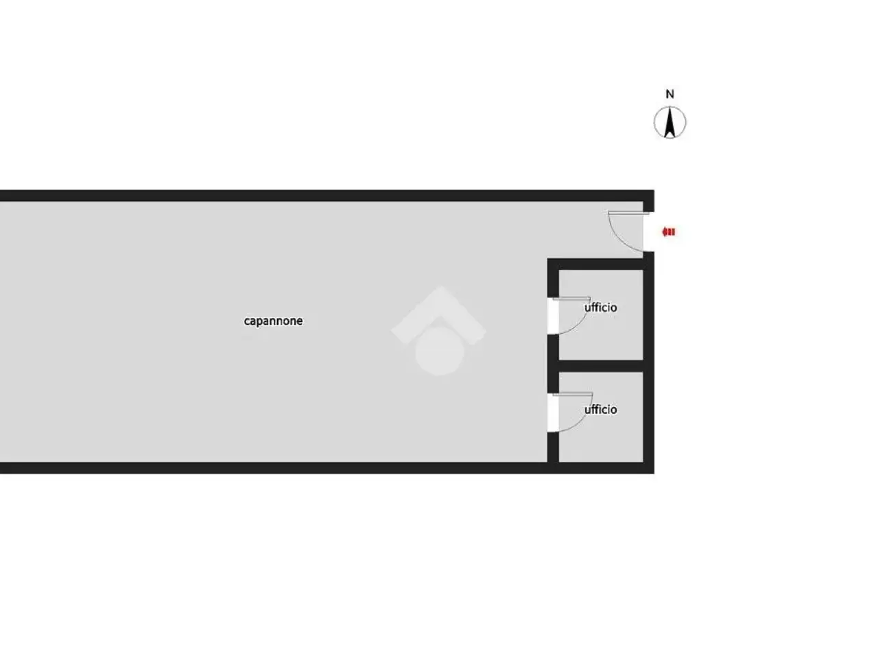 Capannone in Via Leonardo da Vinci 37, Breno, {3} - Planimetria 1