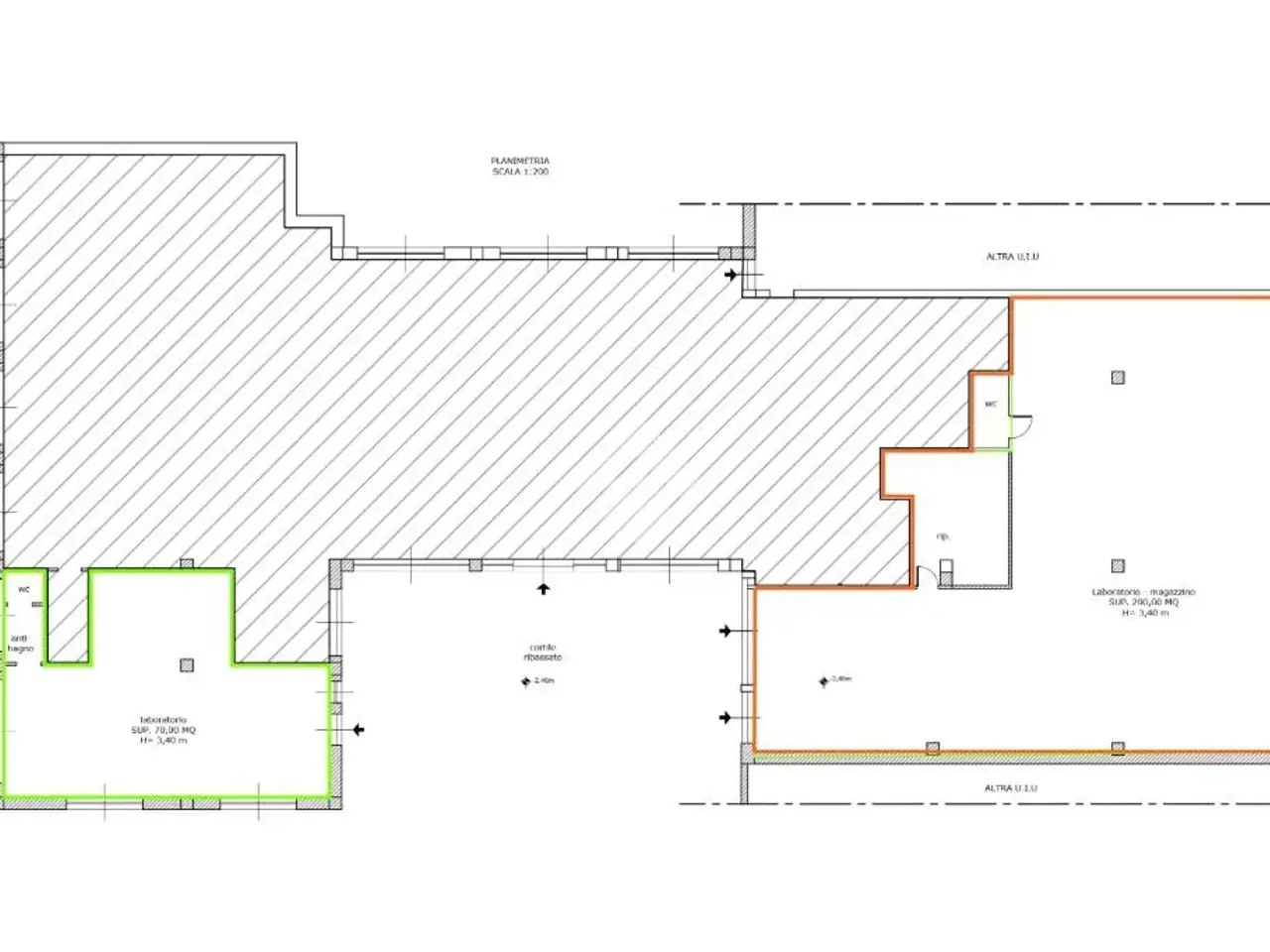 Capannone in Via Einaudi 29, Moncalieri, {3} - Planimetria 1